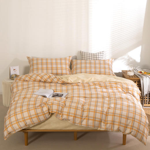 無印优品全棉斜纹四件套-春风南岸 商品图0