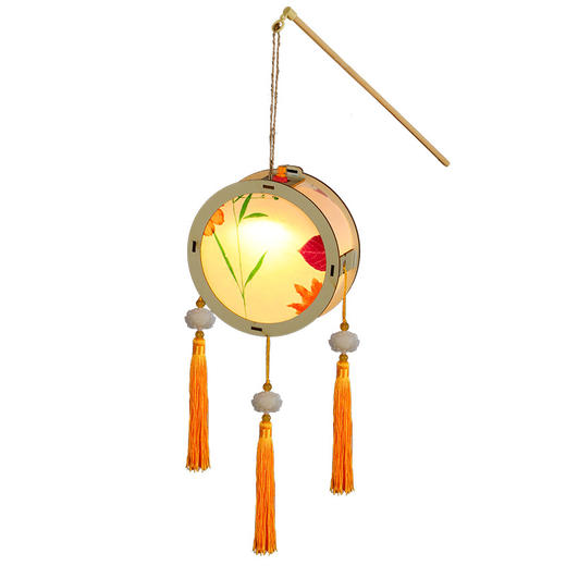 <有书独家>【手工木制灯笼！古风儿童手提中式LED花灯】灯笼手工木制diy装饰布置挂件儿童手提，精致装饰 节dly 商品图4