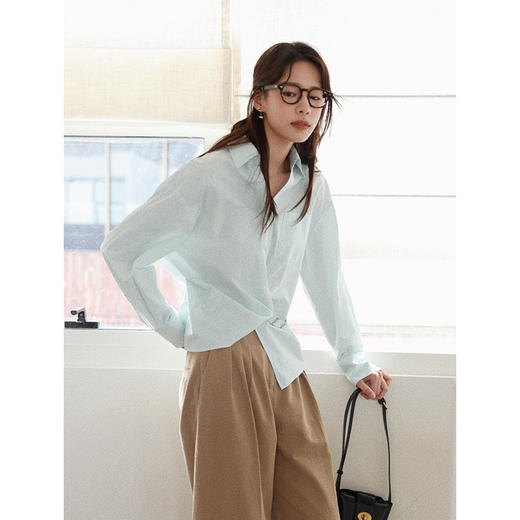 Even Vintage | 时髦都市 原创设计感小众法式别致长袖衬衫女上衣 商品图1