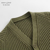 【户外风】马克珍妮秋装新款 男女童宽松V领针织开衫231935 商品缩略图3