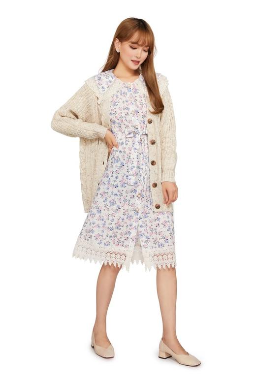 Monki 纹理厚针织开衫外套 9628 商品图0