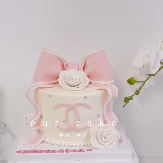 多款式~香奈儿蝴蝶结蛋糕（-低糖处理无添加 商品图3