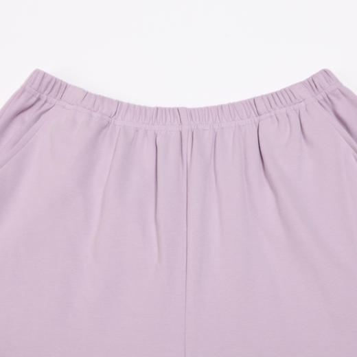 都市丽人40支CVC双面女士棉质薄款长袖长裤类家居服套装LH32L6 商品图7