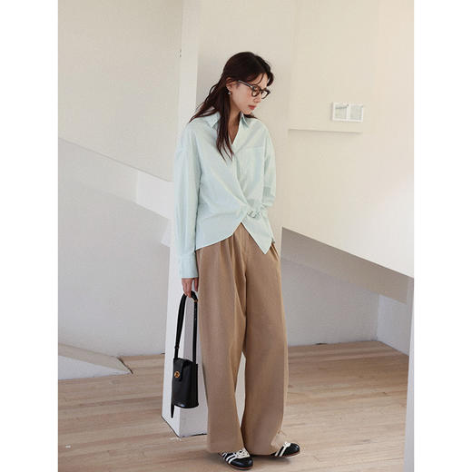 Even Vintage | 时髦都市 原创设计感小众法式别致长袖衬衫女上衣 商品图3