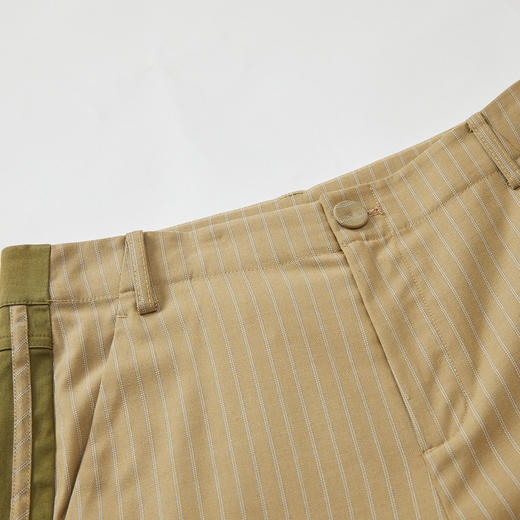 谜底束脚休闲裤女2023秋季新款时尚合体萝卜裤拼接拼色233MK1116 商品图3