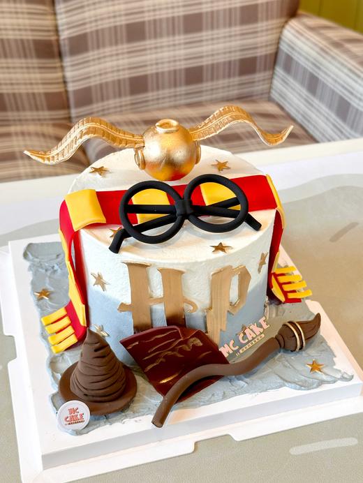哈利波特 金色飞贼 眼镜蛋糕 商品图1