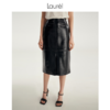 Laurel23劳芮秋冬 经典高腰直筒光感漆皮裙LWL343X01300 商品缩略图0
