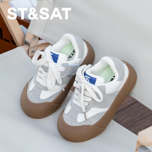 【童鞋】星期六复古阿甘鞋百搭平底板鞋童鞋SS33192L57 商品图2