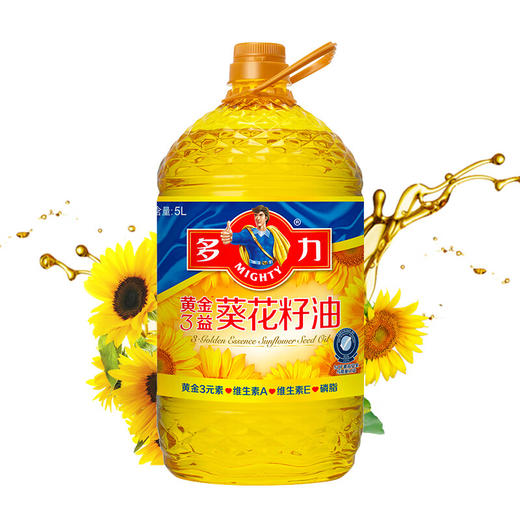 多力黄金3益葵花籽油5L 商品图0