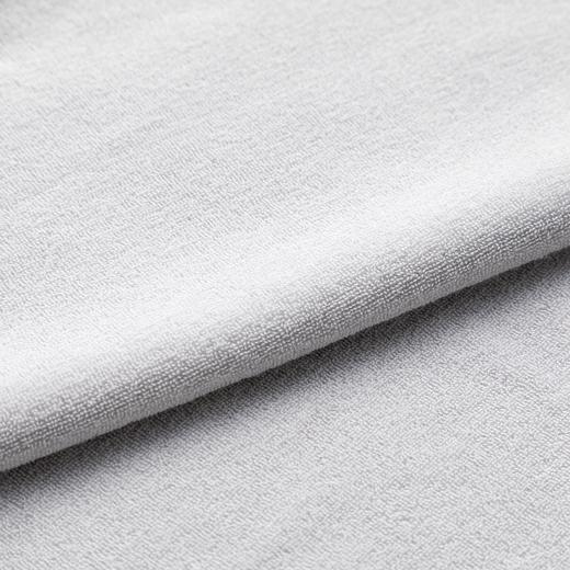 家用单个枕头套简约高弹伸缩枕套毛圈 淡灰  40*62cm 商品图5