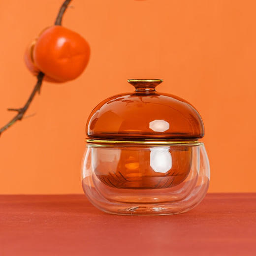 好柿莲年茶具+琉璃莲花香茶+檀香+茶巾【DYCX3.0】 商品图1