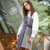 冬装女2018新款女装收腰显瘦衬衫+吊背带女裙两件套套装裙 商品缩略图0