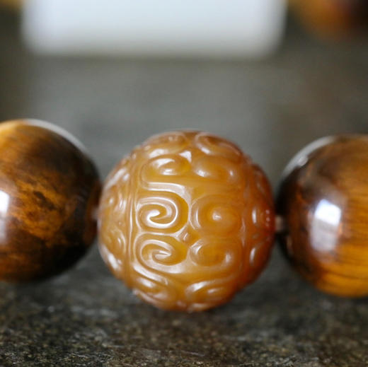 和田玉（羊脂白玉）路路通手串18.91g 商品图5