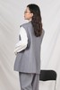 Kai & Kiera 灰色翻领马甲外套 13187 商品缩略图5