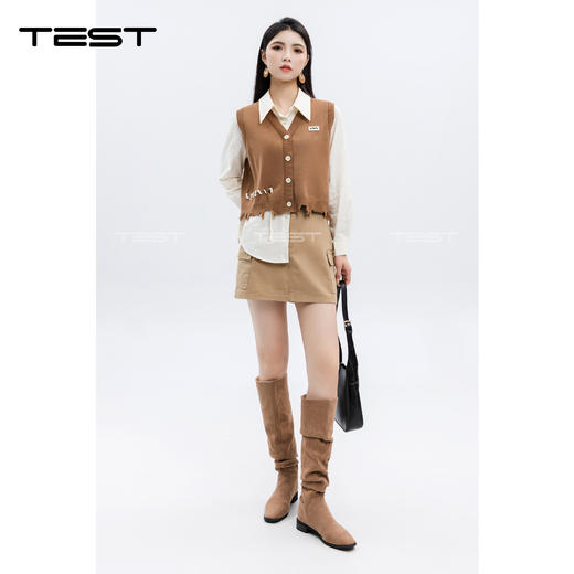 秋上新时尚潮流美拉德色系两件套1233060 商品图3