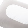 家用单个枕头套简约高弹伸缩枕套毛圈 淡灰  40*62cm 商品缩略图2