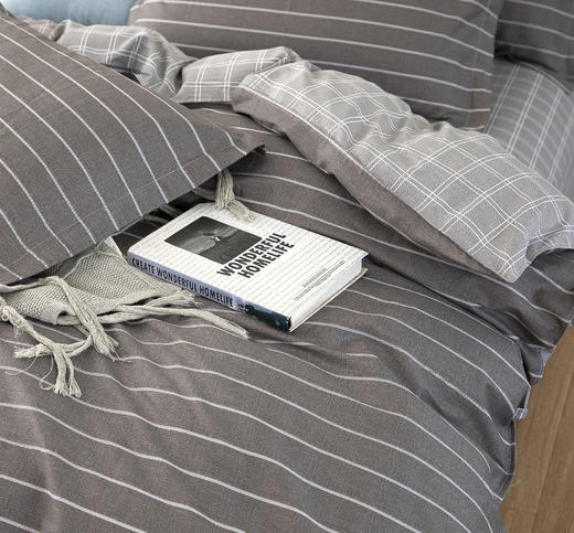 無印优品全棉斜纹四件套-古雅 商品图1