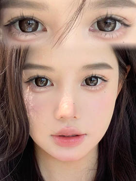 巨型萝莉·曲奇焦糖棕「含硅水凝胶」年抛型