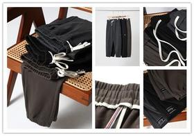 重磅麦登尔毛呢 内里磨毛 潮流运动休闲束口裤