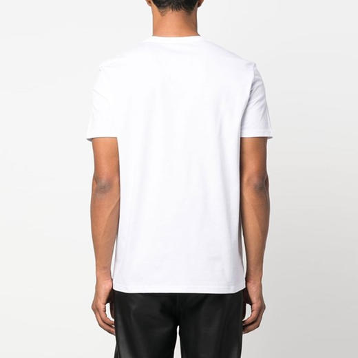 ALEXANDER MCQUEEN 亚历山大.麦昆 男士棉质字母徽标印花圆领短袖T恤 白色 622104 QTZ57 0900 商品图2