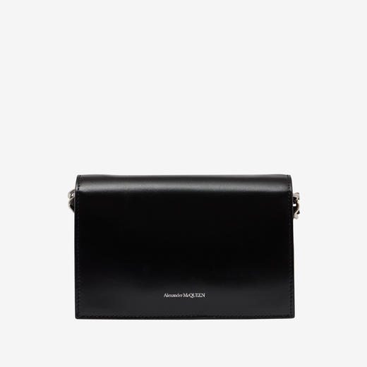 【一】ALEXANDER MCQUEEN 亚历山大.麦昆 女士小号 Skull 单肩包 黑色 757626 1BLCM 1000 商品图2