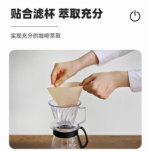 【HARIO】HARIO全新飞马座船型透明树脂滤杯滤纸咖啡手冲用具PED 商品图2