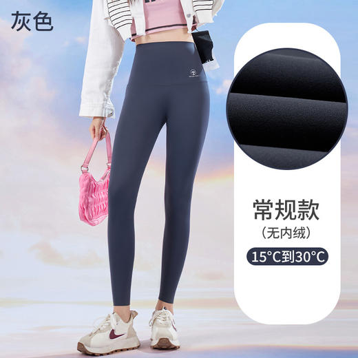 【磨毛芭比裤】鲨鱼裤秋季外穿  高腰收腹提臀   云感无尴尬线 户外瑜伽 商品图6