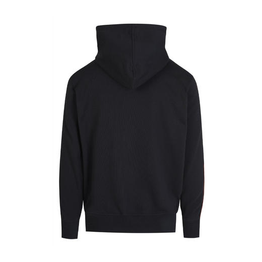ALEXANDER MCQUEEN 亚历山大.麦昆 男士棉质字母徽标连帽拉链卫衣 黑色 654794 QTX75 0901 商品图2