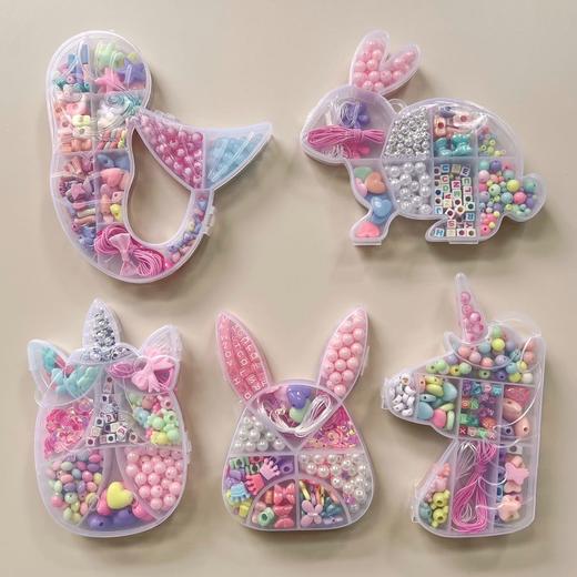 Monsoon儿童手链项链套装组合儿童DIY串珠气囊梳梳子 商品图5