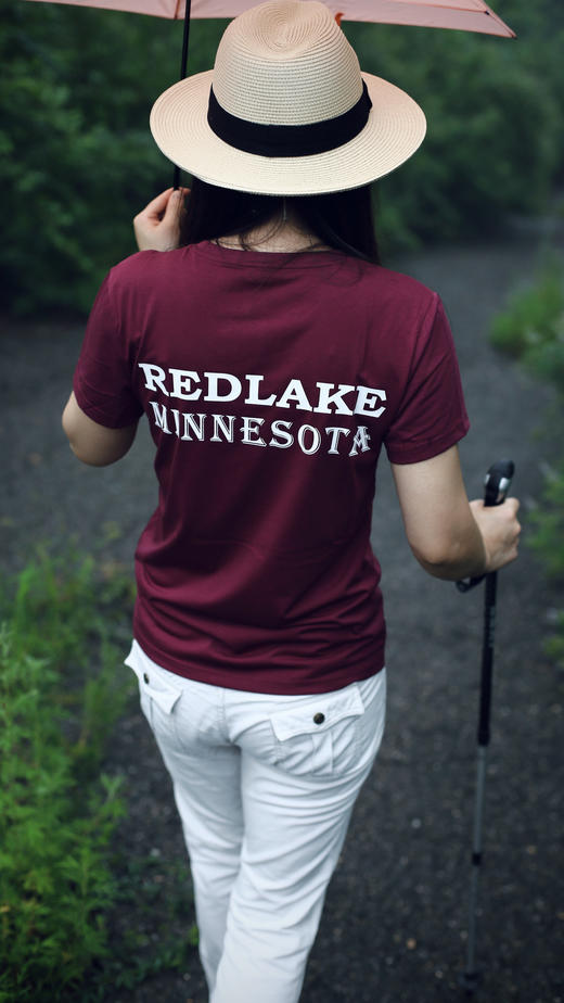 REDLAKE金色池塘T恤衫枣红色（男女同款） 商品图12