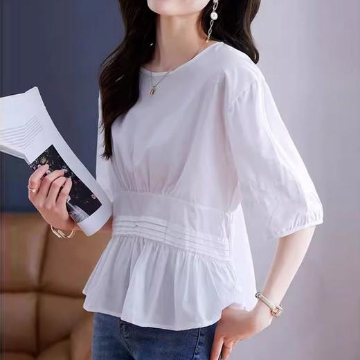 裁缝学苑AQ190遮肚子裙摆上衣短袖衬衫纸样女装收腰小衫衣服版型 商品图1