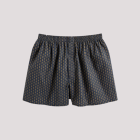 Threegun三枪 【纯棉】印花男士阿罗裤短裤四角内裤（1条装）-50681B031