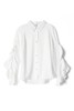 LILY 荷叶袖白色衬衣 7352 商品缩略图4