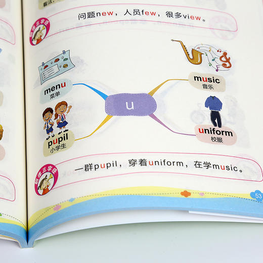 全彩思维导图 小学英语自然拼读·国际音标（2本套装） 商品图5