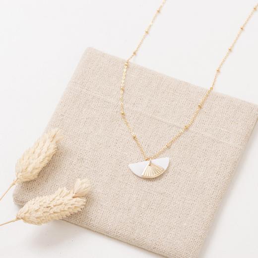 ZOAJE TIMELESS系列半月形珍珠母贝耳环/项链TAHITI 商品图9