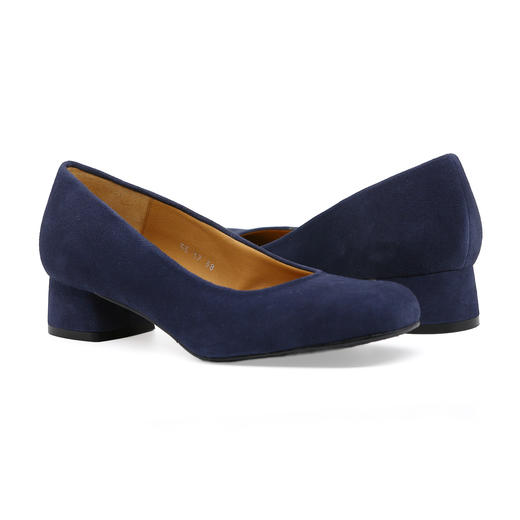 #断码特价38码#西班牙原产优雅舒适女时装鞋蓝色22456 商品图8