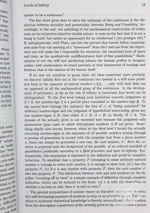 预售 【中商原版】无穷层数 数学与哲学文选 英文原版 Levels of Infinity Selected Writings on Mathematics and Philosophy Herman 商品图5