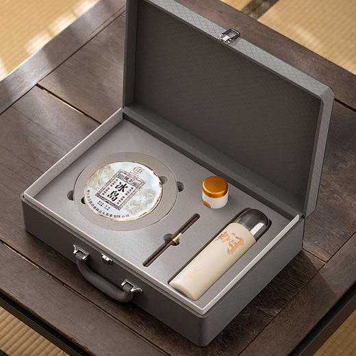 冰岛坝歪 冰岛古寨 冰岛南迫普洱茶 大雪山熟普洱茶礼盒套装 高端茶礼 商品图1