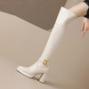 优雅百搭，过膝长靴防水台粗高跟靴子YDE-D661 商品缩略图1