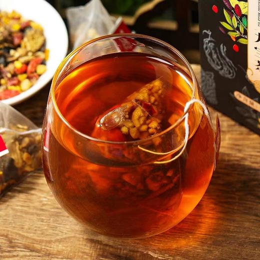 【九宝茶】南京同仁堂枸杞人参黄精红枣桑葚牛蒡根养生茶独立茶包 商品图3