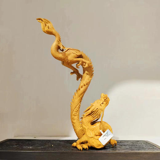 龙腾盛世°精品黄杨摆件 商品图0