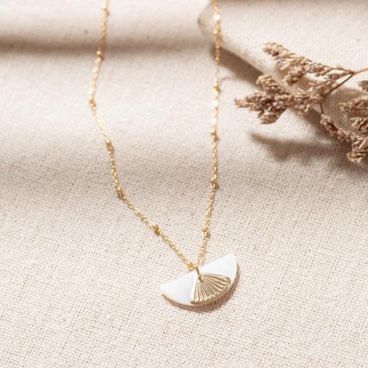 ZOAJE TIMELESS系列半月形珍珠母贝耳环/项链TAHITI 商品图8