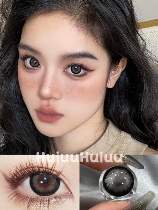 【大直径】PFGIRLCON-可可小姐灰14.5mm【年抛 0-800度 含525/575】 商品图0