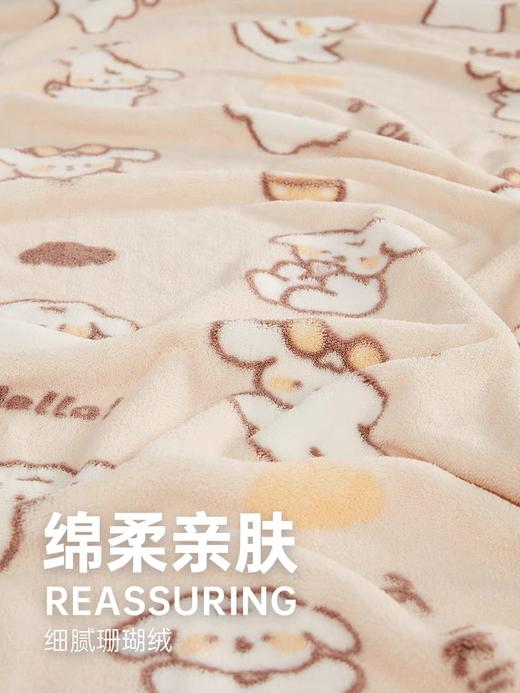 三利儿童毛巾3条 洗脸家用吸水珊瑚绒非全纯棉宝宝男女卡通小毛巾 商品图3