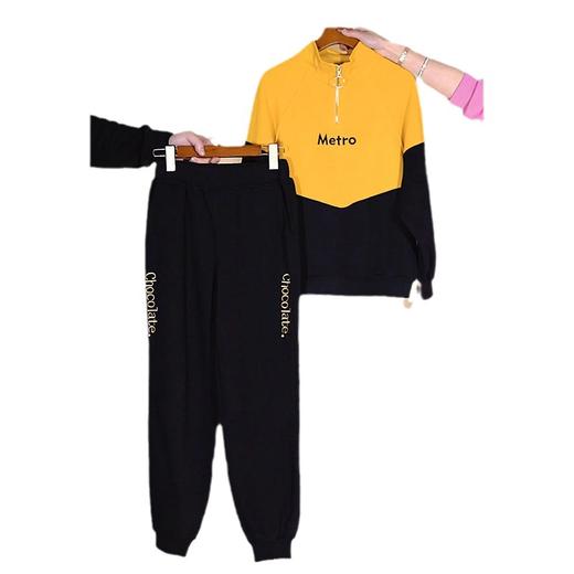 时尚休闲运动套装，秋季新款百搭显瘦小个子卫衣束脚裤两件套AHM-xde1360 商品图4