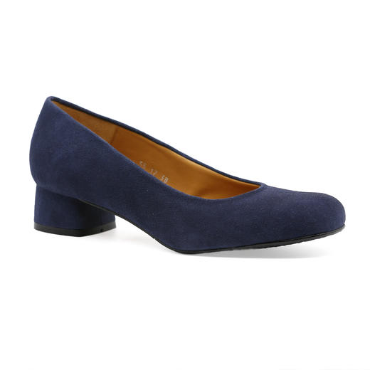 #断码特价38码#西班牙原产优雅舒适女时装鞋蓝色22456 商品图1