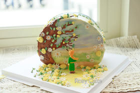 小王子玫瑰半圆款