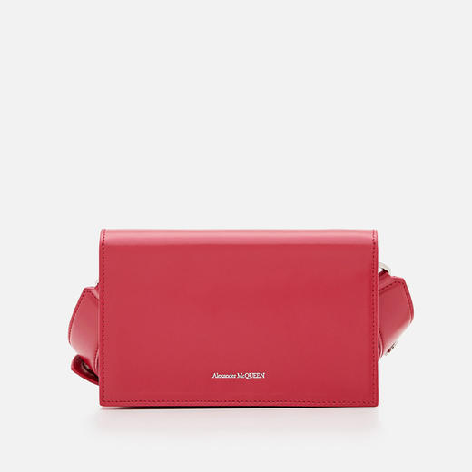 ALEXANDER MCQUEEN 亚历山大.麦昆 女士小号 Skull 单肩包 红色 757626 1BLCM 6444 商品图3