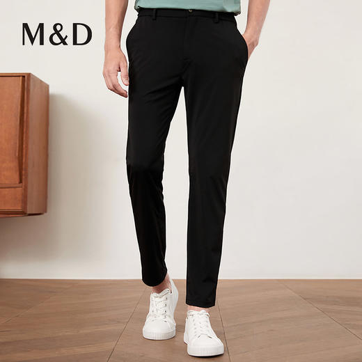 MD名盾休闲裤凉感高弹防水防污轻薄夏季修身商务长裤 商品图1