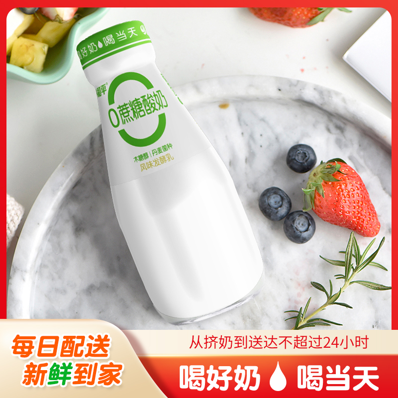 每日配送-订奶到家-木糖醇益生菌酸牛奶-瓶装
